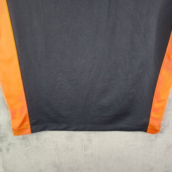 Men's Nike OSU Dri-Fit Polo Shirt Short Sleeve Black & Orange Oklahoma State M - Picture 3 of 11